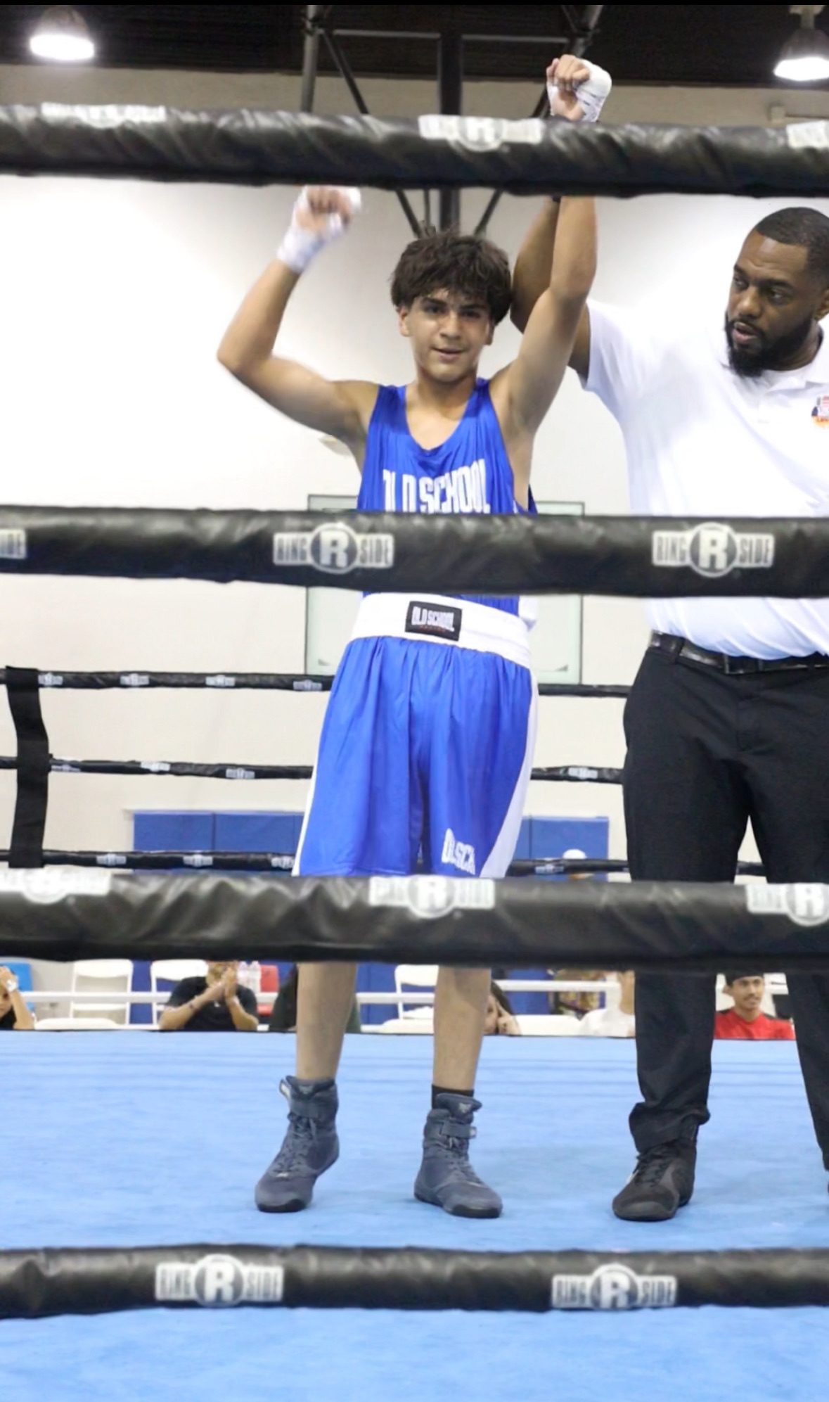 Old School Boxing Club member training