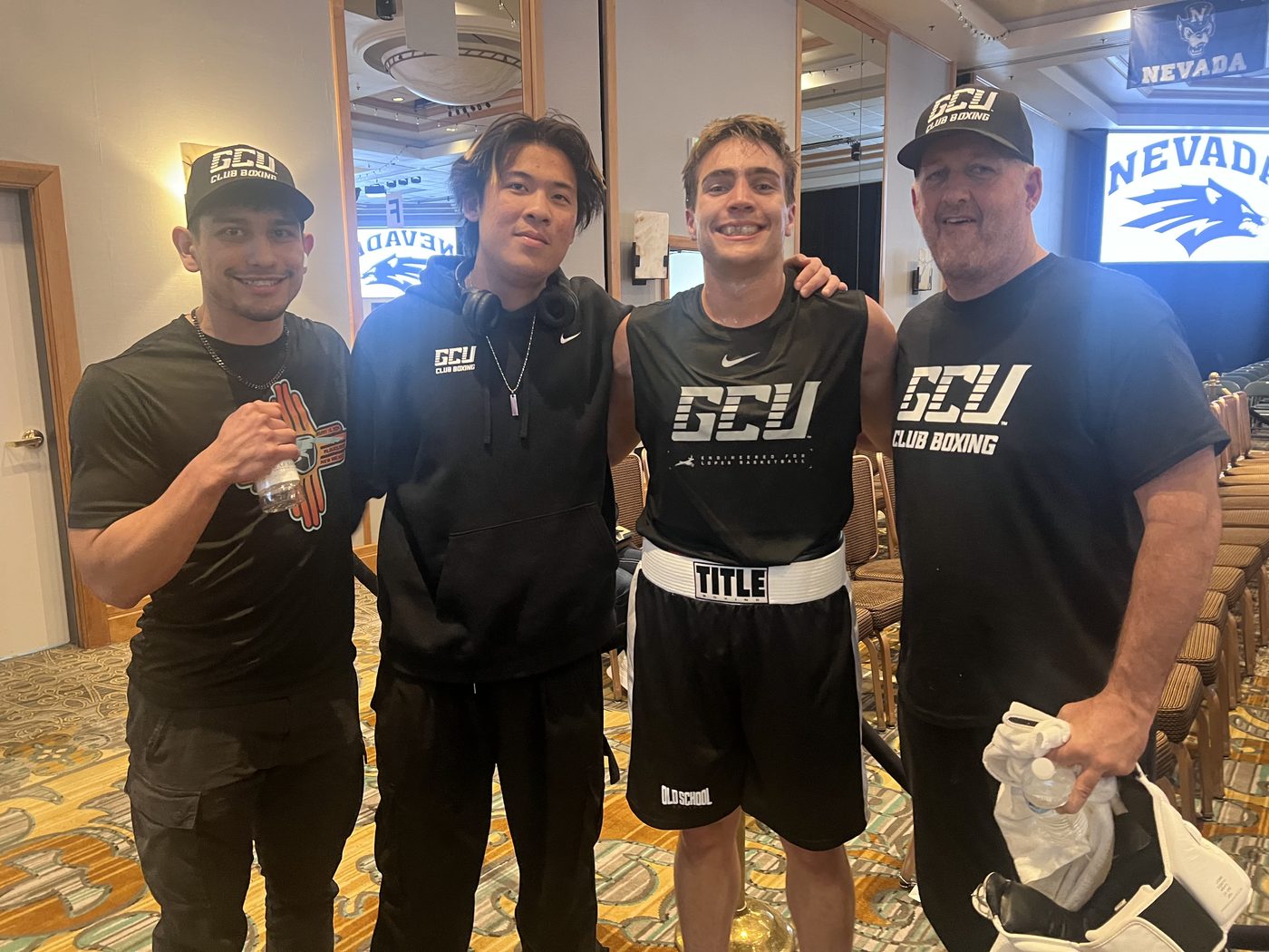 GCU Club Boxing team at a tournament in Nevada